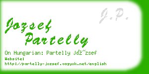 jozsef partelly business card